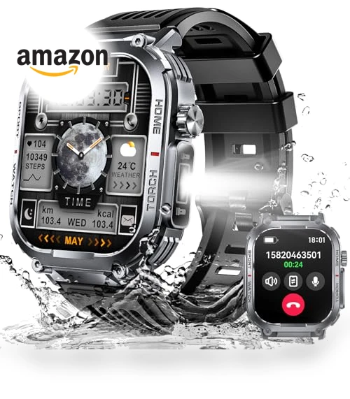 Military Smart Watch for Men — Smartwatches, Bassizo