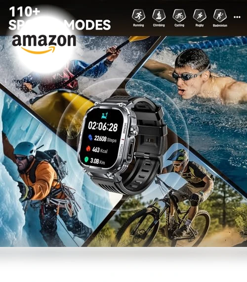 Military Smart Watch for Men — Smartwatches, Bassizo