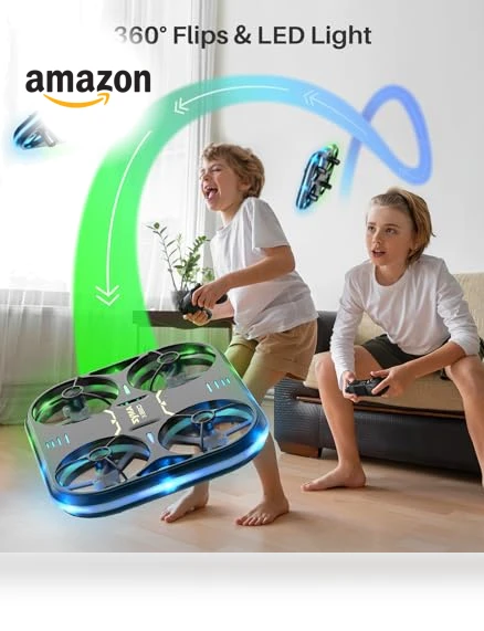 Mini Drone Helicopter with LED Lights — Drones, Syma