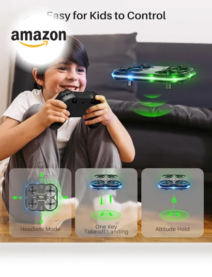 Mini Drone Helicopter with LED Lights — Drones, Syma