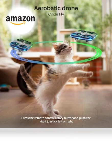 Mini Drone Helicopter with LED Lights — Drones, Syma