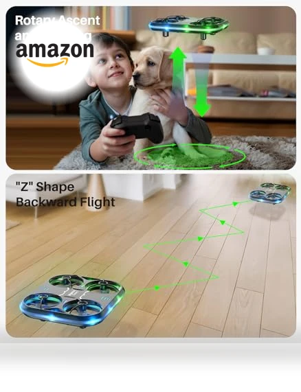 Mini Drone Helicopter with LED Lights — Drones, Syma