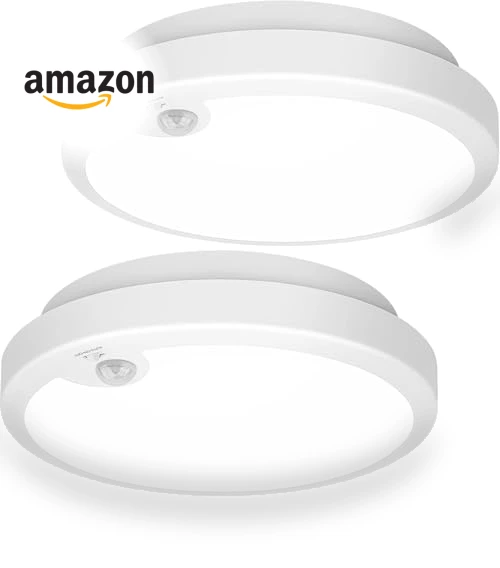 Motion Sensor LED Ceiling Light — Overhead Lighting, Brightever