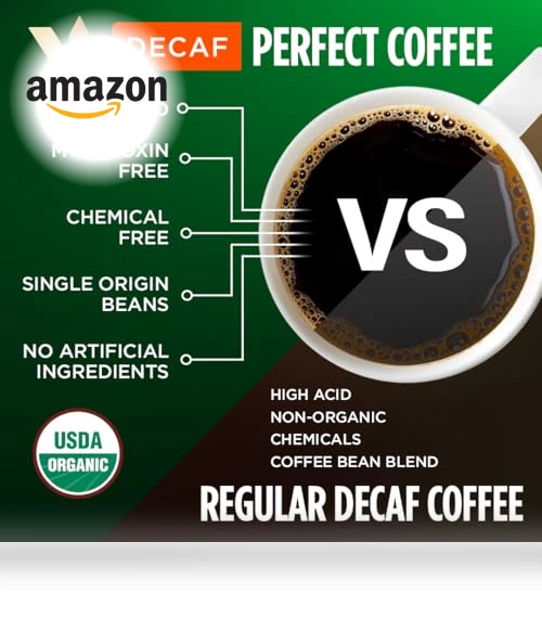Organic Perfect Dark Roast Decaf Coffee Pod — Coffee, VitaCup