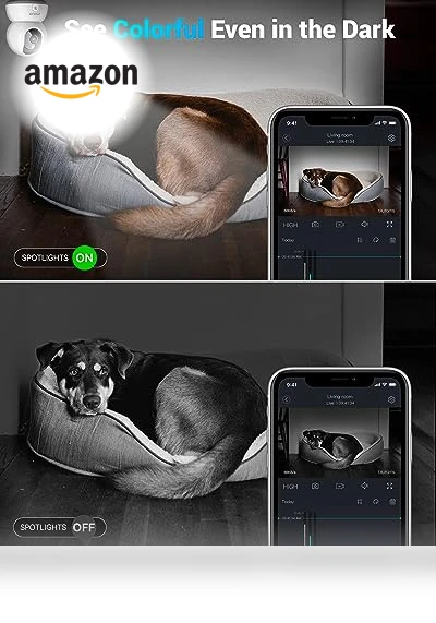 Pet Camera with Color Night Vision — Cameras & Monitors, blurams