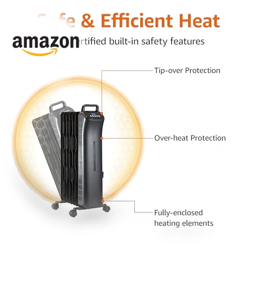 Portable Radiator Heater — Portable Heating Solutions, Amazon Basics