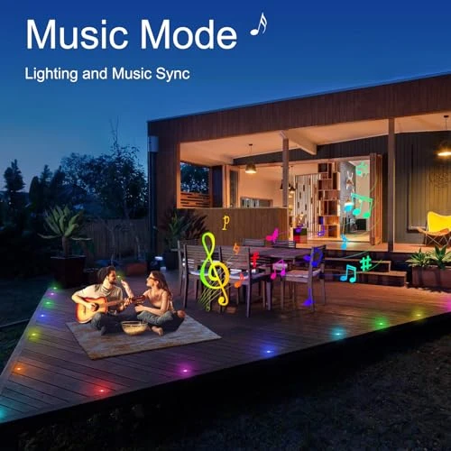 Recessed LED Deck Light Kit — LED Strip Lights, GEYUEYA Home