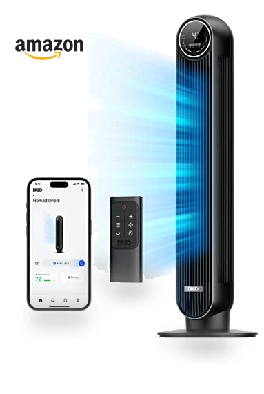Smart Oscillating Quiet Floor Fan — Ceiling Fans, Dreo