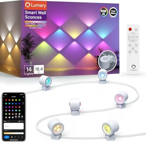 Smart Wall Sconces, Lumary