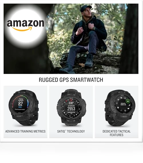 Tactical GPS Smartwatch — Sport Watches, Garmin