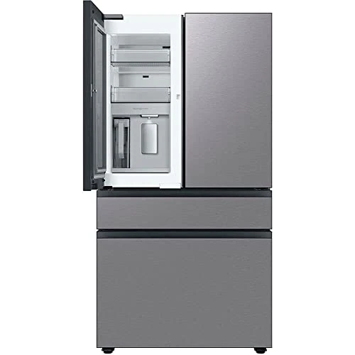 29 Cu. Ft. Bespoke Stainless Steel 4-Door French Door Refrigerator, Samsung