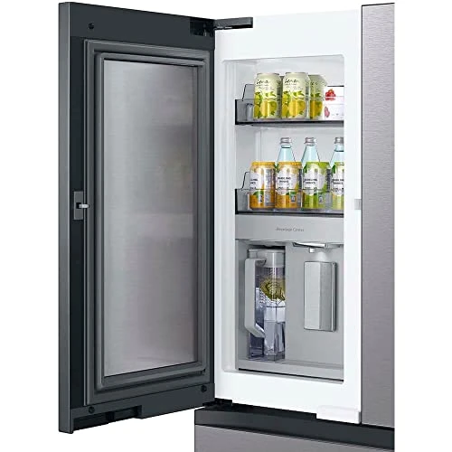 29 Cu. Ft. Bespoke Stainless Steel 4-Door French Door Refrigerator, Samsung
