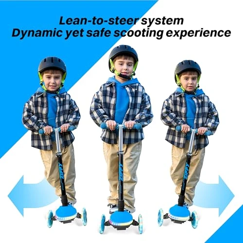 3-Wheel Light-Up Kids Scooter, ZIFFY