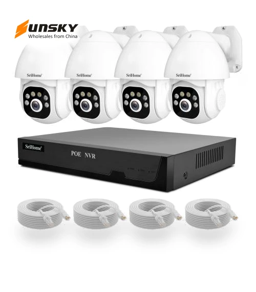 5MP 4CH HD PoE NVR Security Camera System Kit — Complete Surveillance Systems, SriHome