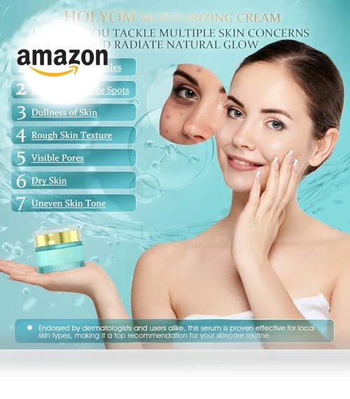 Anti-Aging Face Moisturizer — Creams & Moisturizers, HOLYOM