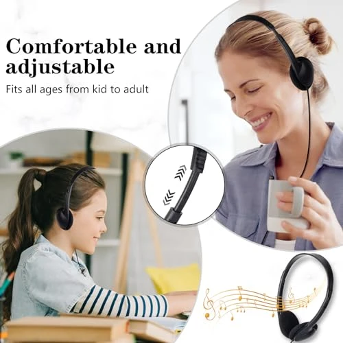 Class Set Headphones for Kids Students, OSSZIT
