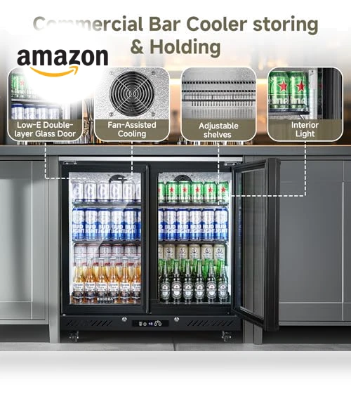 Commercial Bar Beverage Refrigerator — Drink Coolers, BODEGA
