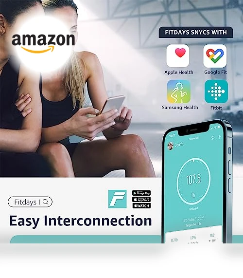 Digital Bathroom Smart Scale — Weight Management Tools, Posture