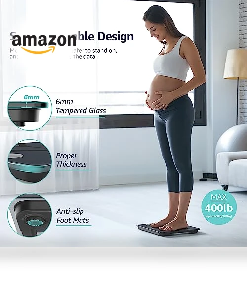 Digital Bathroom Smart Scale — Weight Management Tools, Posture