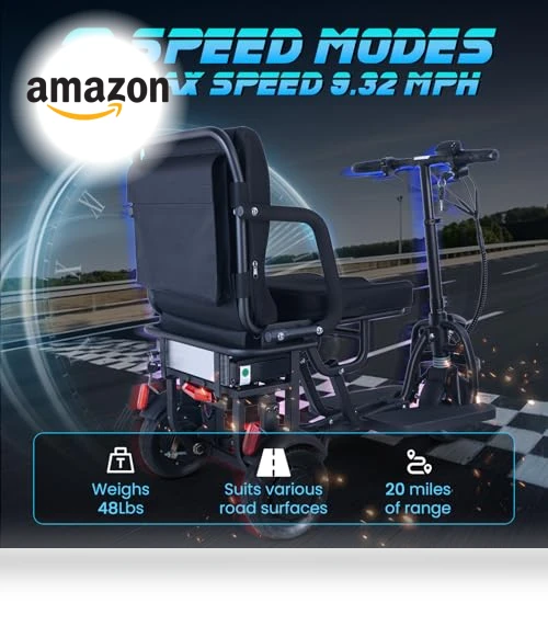 Folding Mobility Scooter — Mobility Scooters, WEYRAL