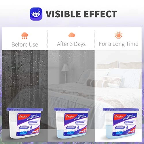 Moisture Absorbers 6 Pack — Dehumidifier, Vacplus