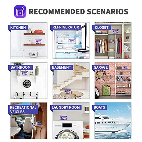 Moisture Absorbers 6 Pack — Dehumidifier, Vacplus