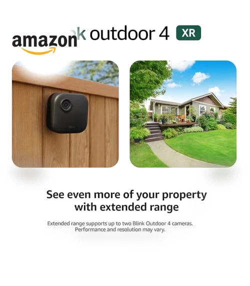 Outdoor 4 XR Wireless Camera System — Smart Home Security, Blink