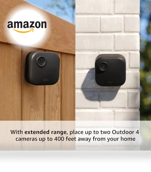 Outdoor 4 XR Wireless Camera System — Smart Home Security, Blink