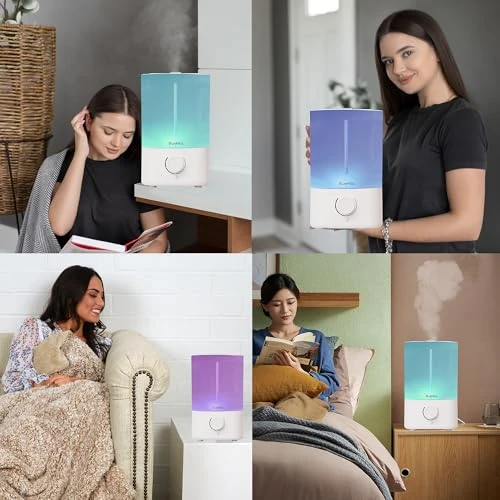 Premium Essential Oil Diffuser Humidifier, BlueHills