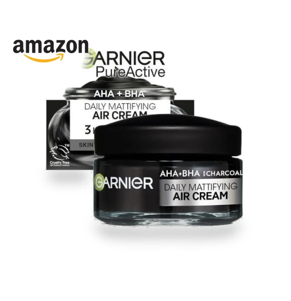 Pure Active Charcoal Air Mattifying Cream — Treatments & Masks, Garnier