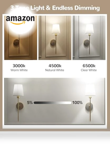 Rechargeable Wall Sconce Set — Wall Lighting, CASGAL