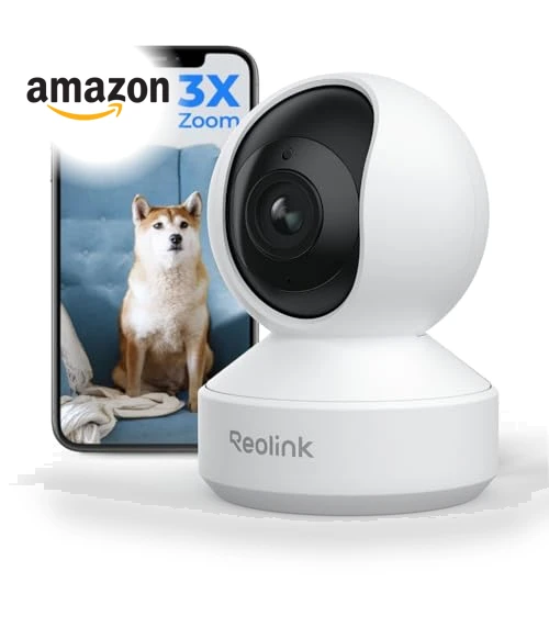 Smart 4K UHD Pan & Tilt Indoor Security Camera — Smart Home Security, Reolink