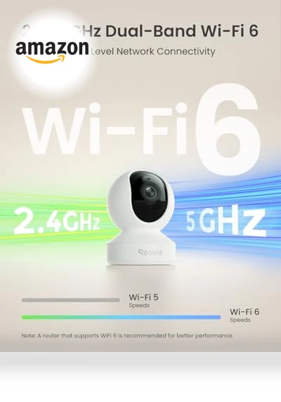 Smart 4K UHD Pan & Tilt Indoor Security Camera — Smart Home Security, Reolink