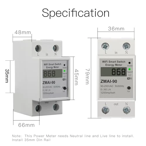 Smart Energy Monitor Switch Meter — Energy Monitor