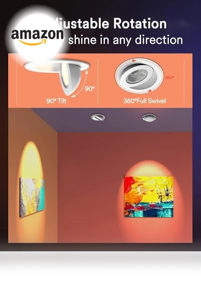 Smart Gimbal LED Recessed Lighting — Recessed Lighting, Lumary