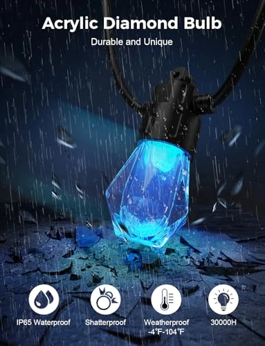 Smart Outdoor String Lights — LED Strip Lights, XMCOSY+