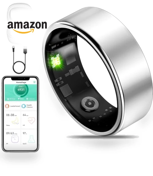 Smart Ring Fitness Tracker — Wearable Accessories, MZJ