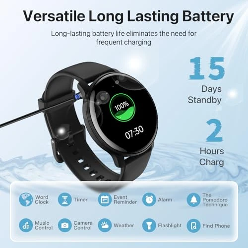 Smart Watch with Bluetooth Call & Health Monitoring — Fitness Tracker, DIVElink