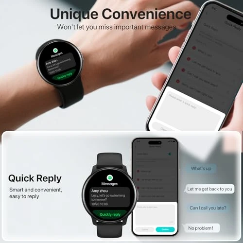 Smart Watch with Bluetooth Call & Health Monitoring — Fitness Tracker, DIVElink