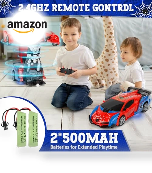 Transforming Robot Toy Car — Interactive Figures & Robots, Gezolligheid