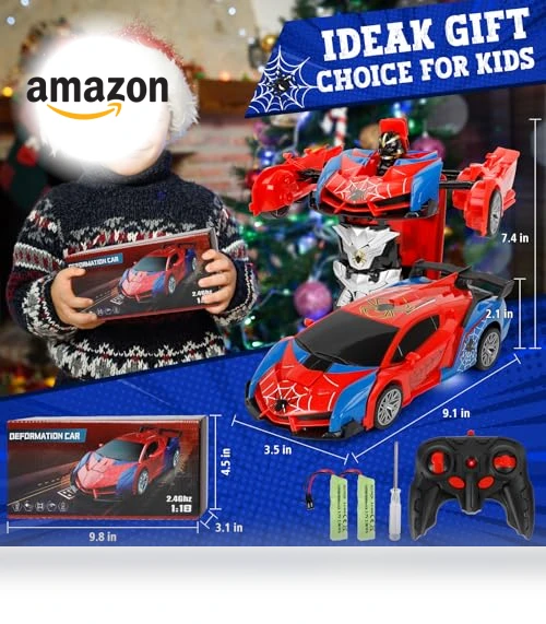Transforming Robot Toy Car — Interactive Figures & Robots, Gezolligheid