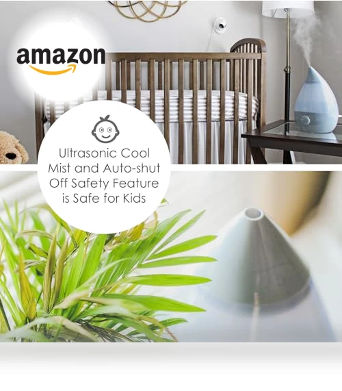Ultrasonic Teardrop Cool Mist Humidifier — Air Moisturizers, Crane