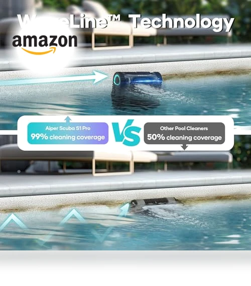 Upgraded Cordless Robotic Pool Cleaner — Automated Pool Maintenance, AIPER