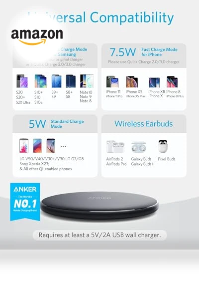 Wireless Charger Pad — Chargers, Anker