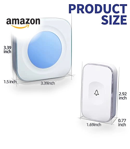 Wireless Doorbell — Push Buttons, FUHONGRUI