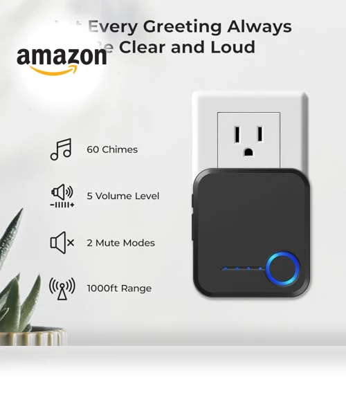 Wireless Doorbell — Tones & Sounds, FOVKSUC