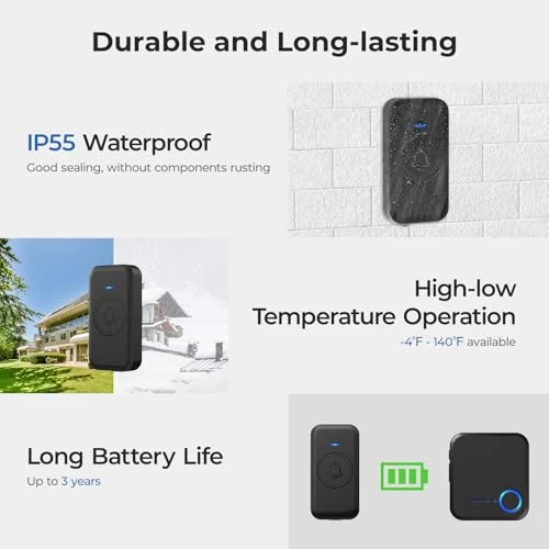Wireless Doorbell, FOVKSUC