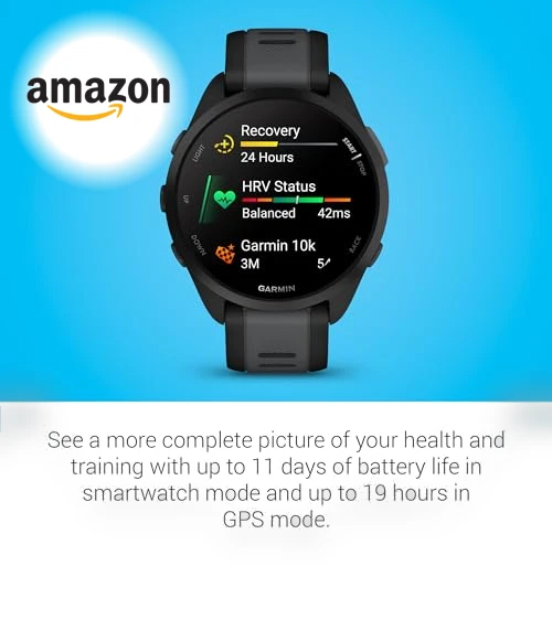 Forerunner 165 Running Smartwatch — GPS Units, Garmin