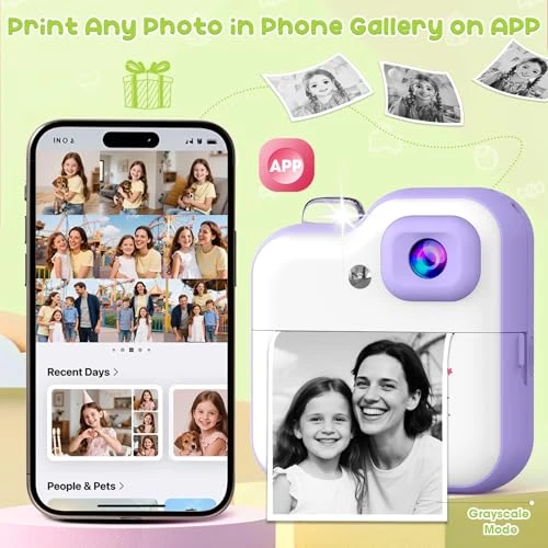 Instant Print Camera for Kids, IMAXTOP