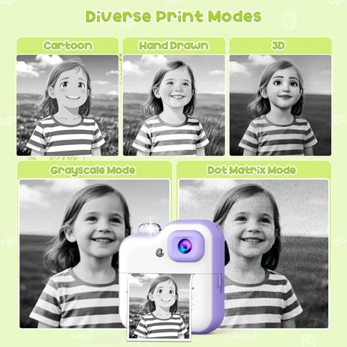 Instant Print Camera for Kids, IMAXTOP